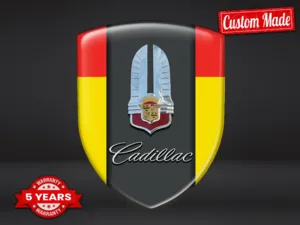Cadillac Pegatinas Cúpula Resina Estilo Superior Insignias Cúpula ST